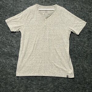 American Eagle Outfitters Light Gray Henley Tee
